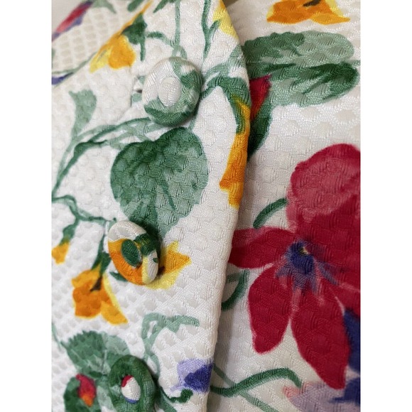 Albert Nipon Skirt Suit 2 pc Set Blazer Jacket Pencil Floral Short Sleev… - Picture 6 of 10